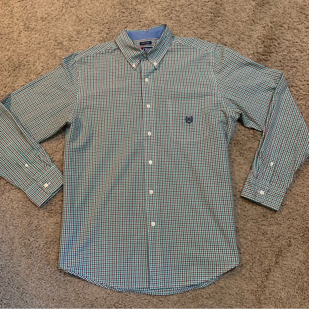 Chaps Easy Care Button Down Shirt Medium